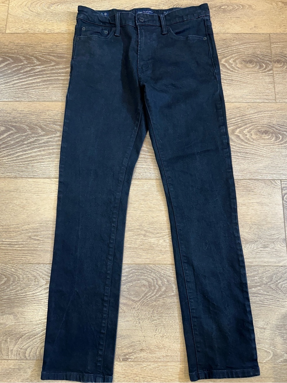 Lucky Brand Men's Straight Leg Black Jeans 30x32